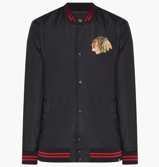 Бомбер мужской 47 Brand Nhl Chicago Blackhawks Core Po Black 570568JK-FS