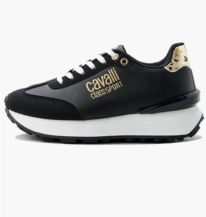 Кроссовки женские Cavalli Class Sport Grey/Black CW8638