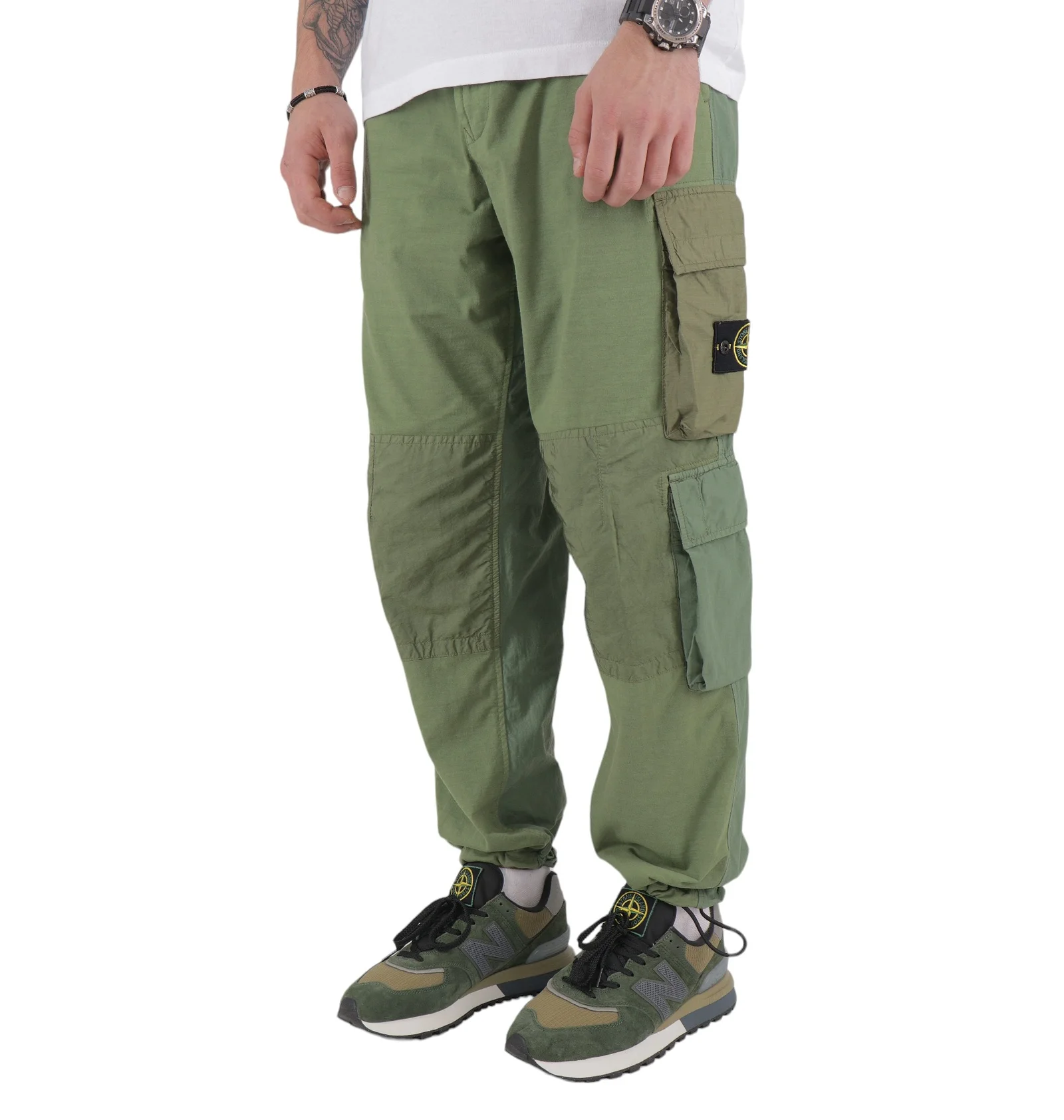 ᐉ Штаны мужские Stone Island Loose Cargo Pants Green 781532032