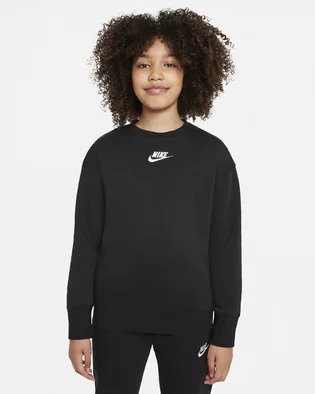 Світшот дитячий Nike G NSW CLUB FLC BF CREW LBR Black DD7473-010