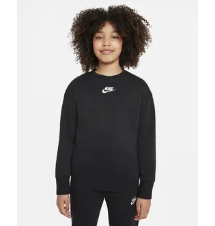 Свитшот детский Nike G NSW CLUB FLC BF CREW LBR Black DD7473-010