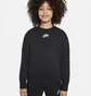 Свитшот детский Nike G NSW CLUB FLC BF CREW LBR Black DD7473-010