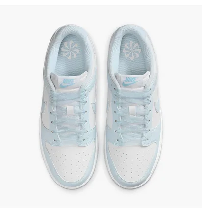 Кроссовки женские Nike Dunk Low Next Nature White/Light Blue IB7311-100