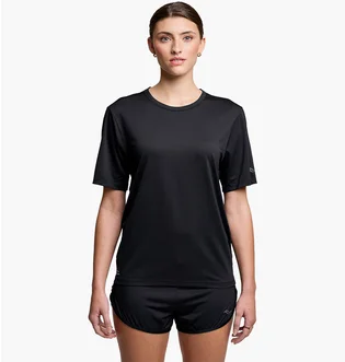 Футболка женская Saucony Stopwatch Short Sleeve Black SAW800484-BK