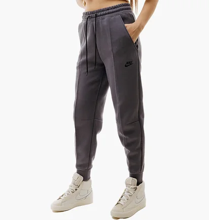 Штаны женские Nike W Tch Flc Mr Jggr Grey FB8330-003