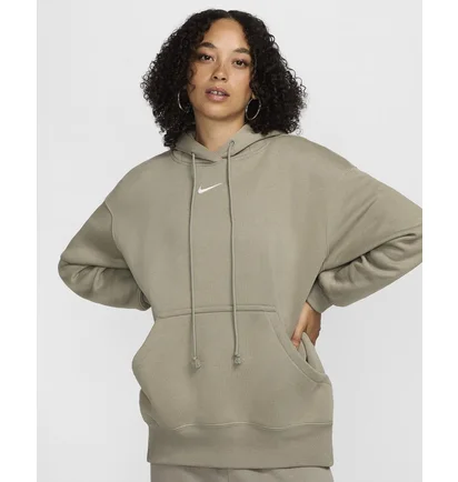 Худи женское Nike Sportswear Phoenix Fleeceoversized Pullover Hoodie Green DQ5860-320