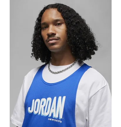 Футболка чоловіча Air Jordan Flight Mvp Blue/White Dv7604-100