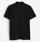 Поло мужское H&M Regular Fit Black 1209183001
