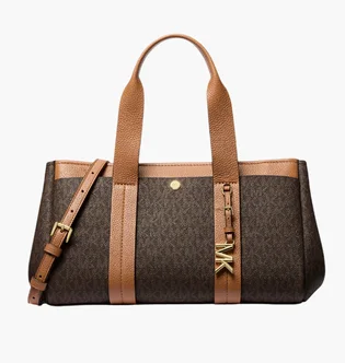 Сумка женская Michael Kors Romee Small Signature Logo Brown 30T5G1ZS1B-BRN-ACORN-117444