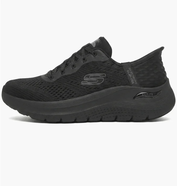 Кроссовки женские Skechers Slip-Ins Arch Fit 2.0 Easy Chic Black 150066-BBK