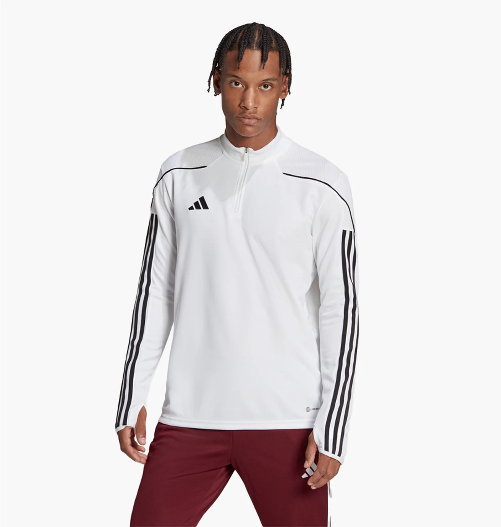 【tiro〜①】 ᐉ Лонгслів чоловічий Adidas Tiro 23 League Training Top White