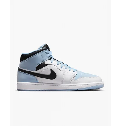 Кросівки чоловічі Air Jordan 1 Mid Se MenS Shoes White/Light Blue DV1308-104