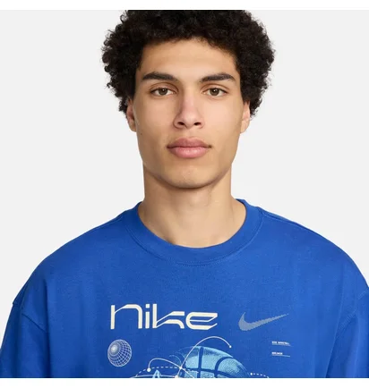 Футболка мужская Nike Max90 Basketball T-Shirt Blue FV8418-480