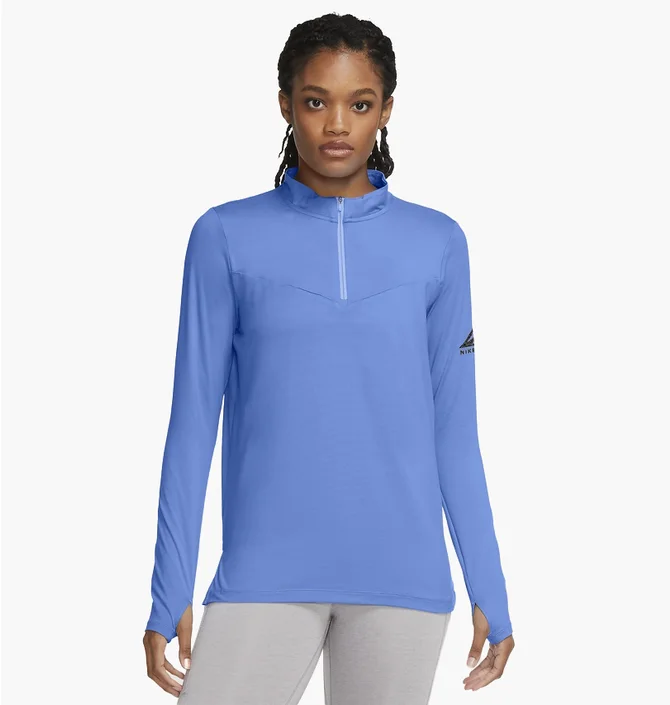 Кофта женская Nike Womens Trail Running Midlayer Light Blue Dc5217-468