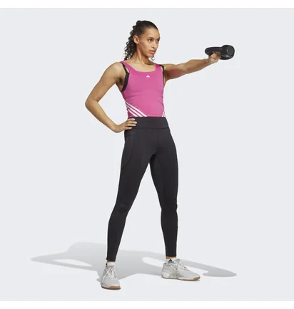 Майка жіноча Adidas Train Icons 3-Stripes Tank Top Pink HS2385