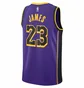 Майка мужская Air Jordan Dri-Fit Nba Swingman Jersey Los Angeles Lakers Statement Edition Lebron James Violet DO9530-508