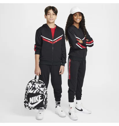 Олимпийка детская Nike K Nsw Club+ Poly Fz Hoodie Black FZ4906-010