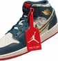 Кросівки дитячі Air Jordan 1 Mid Se Blue/White FN1353-400