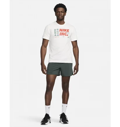 Футболка мужская Nike T-Shirt Do Fitnessu Dri-Fit White FV8360-133