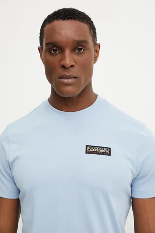 Футболка мужская Napapijri S-Kasba T-Shirt Light Blue NP0A4HQQI831
