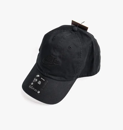 Кепка унисекс Nike Club Unstructured Futura Wash Cap Black FB5368-010