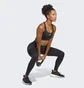 Топ женский Adidas Powerreact Training Medium-Support Bra Black HS7448