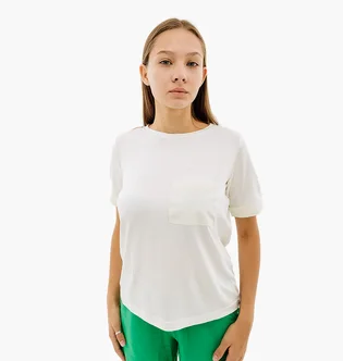 Футболка женская AUSTRALIAN Gold Tape Jersey V Tee White LSDTS0028-3001