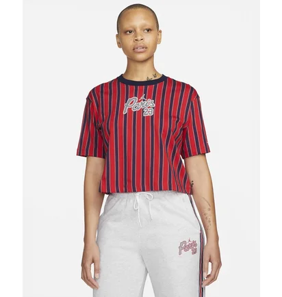 Футболка жіноча Air Jordan Paris Saint-Germain Graphic T-Shirt Red Dm4998-657