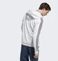 Толстовка мужская Adidas Essentials French Terry 3-Stripes Full-Zip Hoodie White Ic9836
