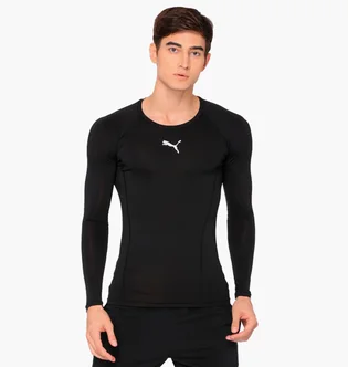 Лонгслив мужской Puma Liga Baselayer Tee Ls Black 65592003