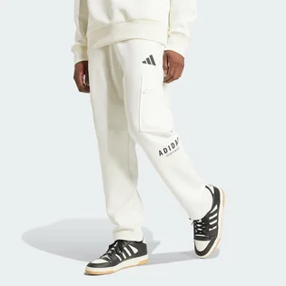 Штаны мужские Adidas All Szn Fleece Graphic Loose Sportswear White JJ3664