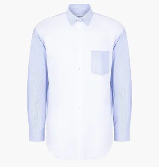 Сорочка чоловіча Сomme des garcons Light Blue FZ-B086-PER