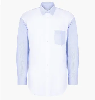 Сорочка чоловіча Сomme des garcons Light Blue FZ-B086-PER