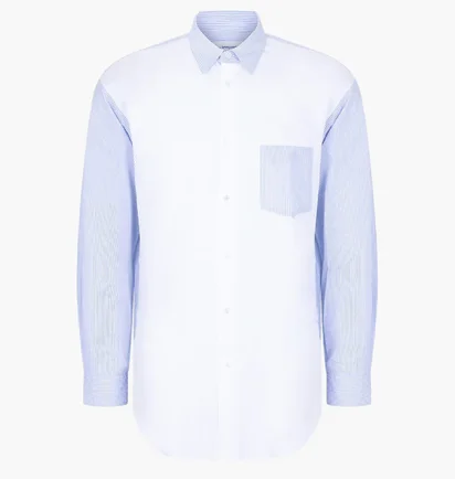 Сорочка чоловіча Сomme des garcons Light Blue FZ-B086-PER