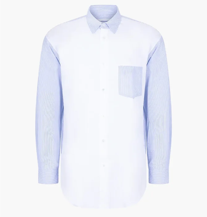 Сорочка чоловіча Сomme des garcons Light Blue FZ-B086-PER