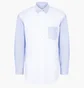 Сорочка чоловіча Сomme des garcons Light Blue FZ-B086-PER