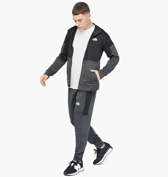 Куртка мужская The North Face Ma Full-Zip Fleece Black/Grey NF0A857EMN8