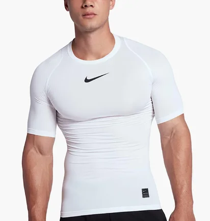 Футболка мужская Nike Training Pro Compression White 838091-100