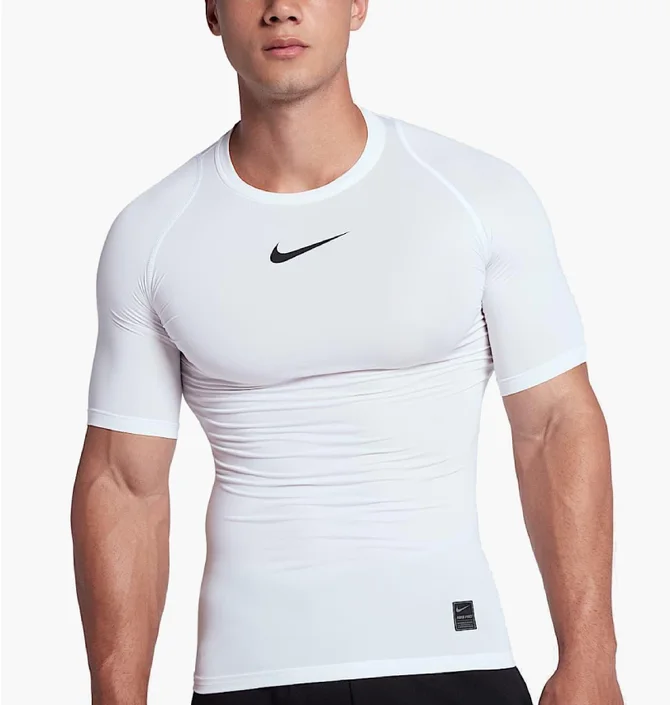 Футболка мужская Nike Training Pro Compression White 838091-100