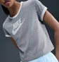 Футболка женская Nike Short-Sleeve Ringer Grey IF4072-063