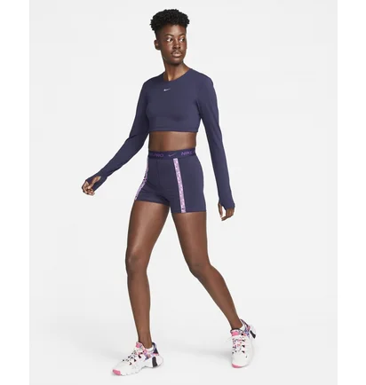 Лонгслив женский Nike Pro Dri-Fit Blue FB5233-555