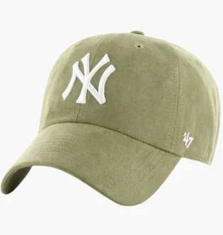 Кепка унісекс 47 Brand New York Yankees Ballpark Sued Green BPSDE17USS-SW