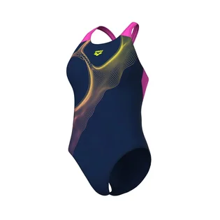 Купальник жіночий Arena Ripples Swimsuit V Back B Blue 009021-780