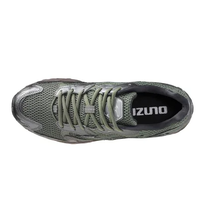 Кроссовки унисекс Mizuno Wave Rider 10 Green D1GA243109
