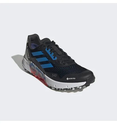 Кроссовки мужские Adidas Terrex Agravic Flow 2.0 Gore-Tex Trail Running Shoes Black/Grey H03184