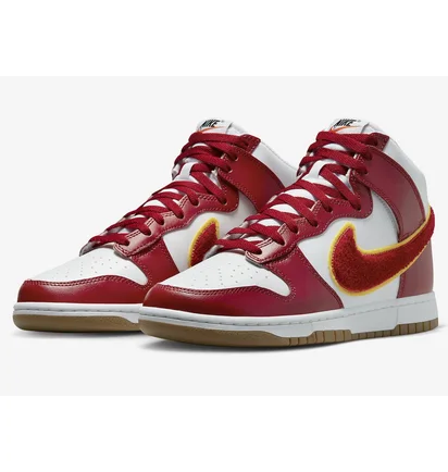 Кроссовки мужские Nike Dunk Hi Retro University Red Dr8805-101