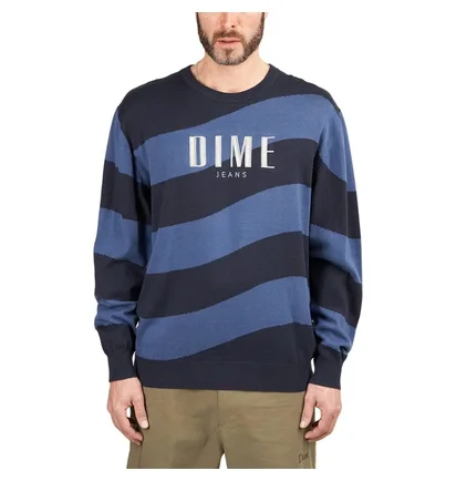 Кофта мужская Dime Wave Striped Blue/Black DIMESP4NVY