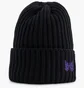 Шапка унісекс Needles Logo-Embroidered Black NS064-D