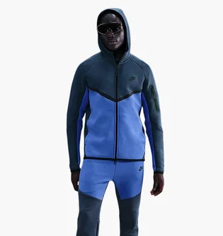 Толстовка мужская Nike Tech Fleece Windrunner Blue HV0949-438