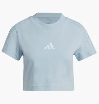 Футболка женская Adidas All Szn 3-Stripes Light Blue IY6846